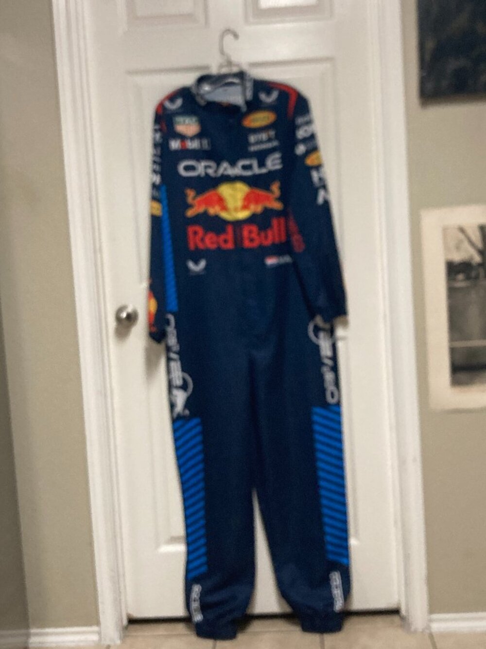 Red Bull Oracle Racing pit crew suit zipper front size medium men's